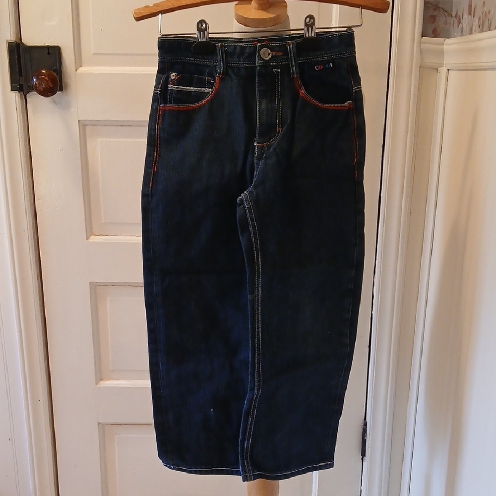 COOGI Kids Dark Blue Jeans with Red Stitching